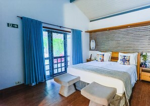 Suite, eigener Pool, Gartenblick | Zimmersafe, Bügeleisen/Bügelbrett, kostenloses WLAN