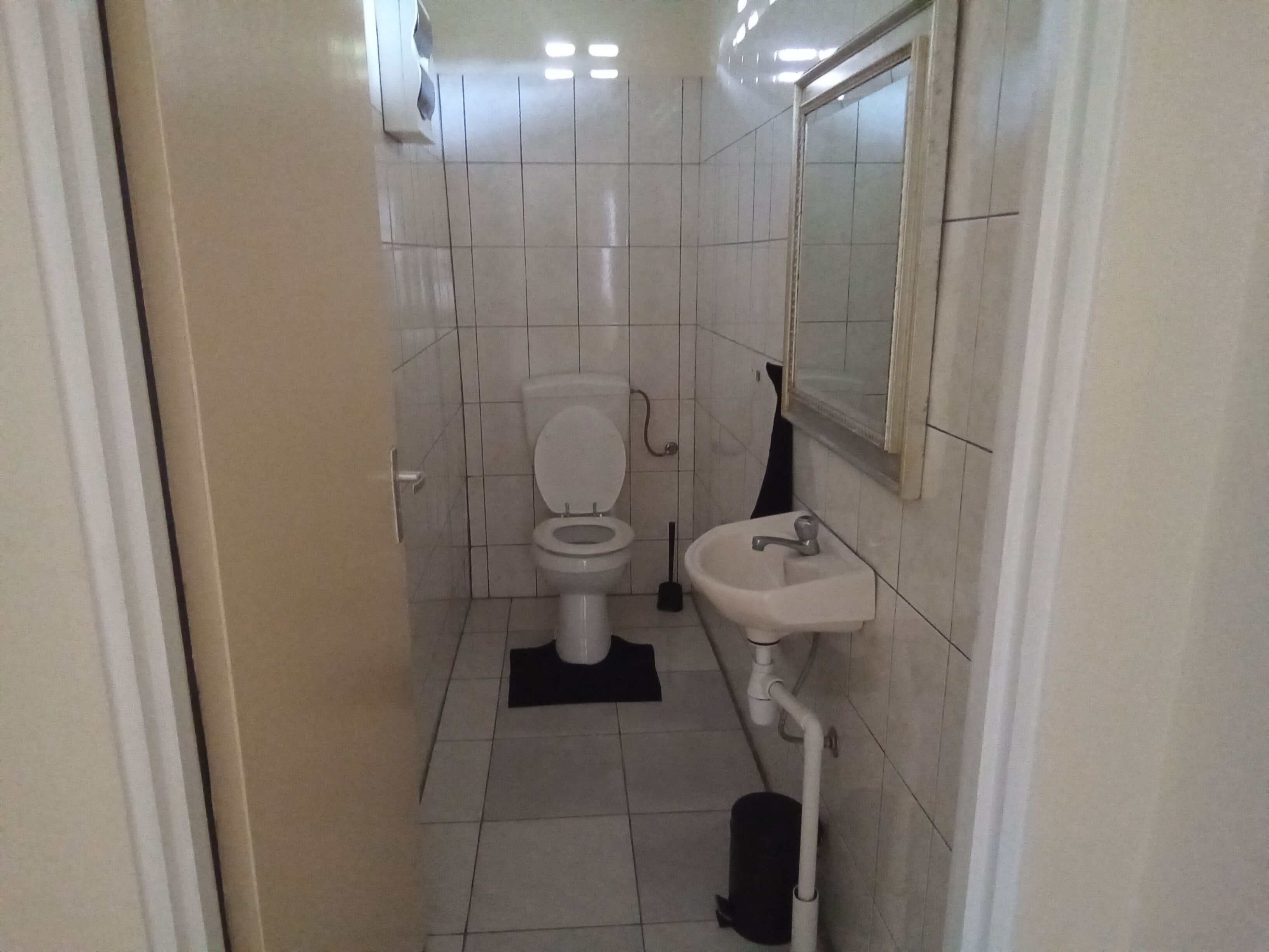 Shower, toilet paper