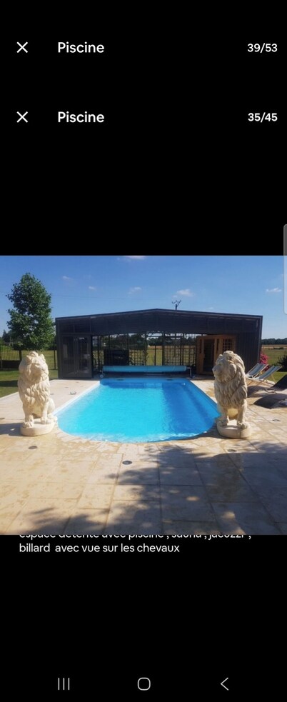 Villa with private pool in Normandy 
