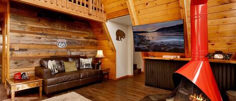 Cabin, Multiple Beds, Pool Access, Mountain View (VC653) | Living area