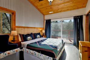 Cabane, plusieurs lits, accès piscine, vue montagne (VC653)