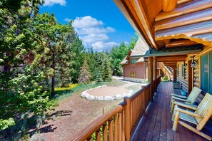 Baita, letti multipli, patio, vista montagna (VC513) | Vista dalla camera