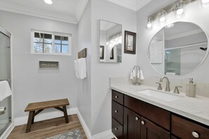 Cabin, nhiều giường, có thể sử dụng hồ bơi, quang cảnh núi (VC609) | Phòng tắm | Khăn tắm 