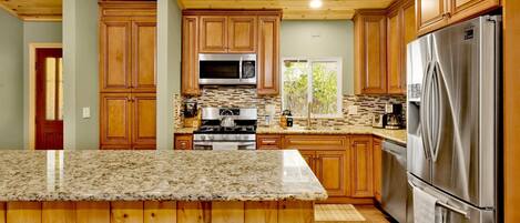 Hytte, flere senger, adgang til basseng, fjellutsikt (357) | Eget kjøkken | Kaffetrakter/tekoker