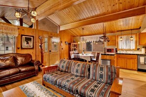 Cabin, Multiple Beds, Pool Access, Mountain View (630) | Living area