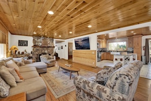 Cabin, Multiple Beds, Hot Tub, Mountain View (VC610) | Living area | Fireplace - Entertainment Cabin #610 (Big Bear City)