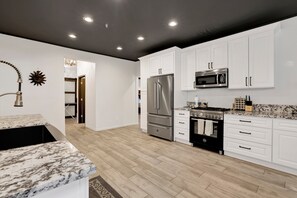 Chalet, Multiple Beds, Pool Access, Mountain View (VC603) | Private kitchen - Hillside Hideaway #603 (Big Bear Lake)