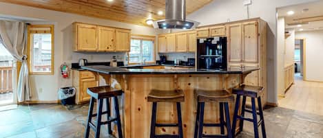 小屋, 多张床, 热水浴缸, 山景 (VC508) | 私人厨房 | 茶具/咖啡用具