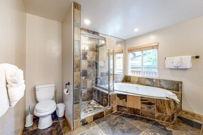 Cabin, Multiple Beds, Hot Tub, Mountain View (VC508) | Bathroom | Towels - Peregrine Palace (Big Bear Lake)