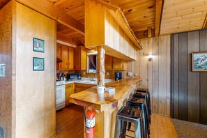 Cabin, Multiple Beds, Pool Access, Mountain View (VC301) | Private kitchen | Coffee/tea maker - Pinewood Haus #301 (Big Bear City)