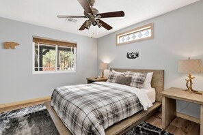 Cabane, plusieurs lits, accès piscine, vue montagne (VC701) | 3 chambres, décoration personnalisée, ameublement personnalisé