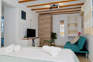2 Schlafzimmer, Zimmersafe, Bügeleisen/Bügelbrett, Reisekinderbett