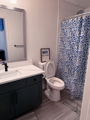 Soap, toilet paper