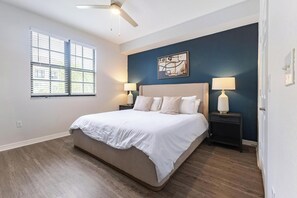1 bedroom, desk, iron/ironing board, WiFi