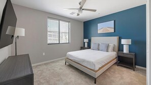 1 bedroom, desk, iron/ironing board, WiFi