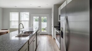 Fridge, dining tables - Landing | Modern 3BD, Yoga Studio, Gym (Summerville)