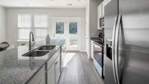 Fridge, dining tables - Landing | Modern 3BD, Yoga Studio, Gym (Summerville)