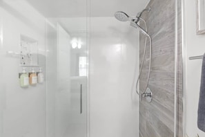 Shower, hair dryer