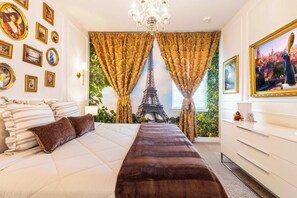 11 habitaciones, tabla de planchar con plancha, cuna de viaje y wifi 