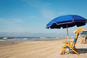 On the beach