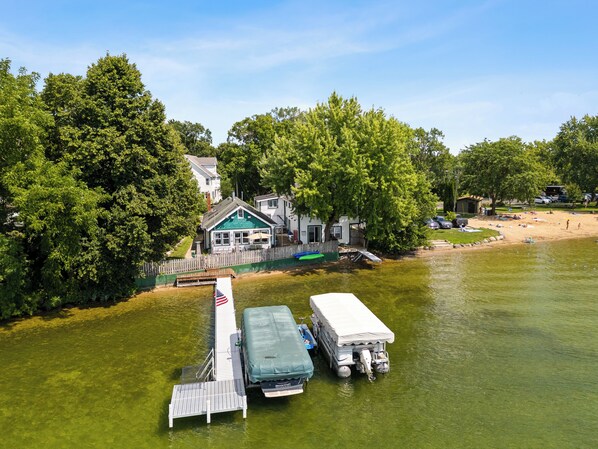 Exterior - Lakefront Family Escape w~ Hot Tub ~Stunning Views
House and BoatHouse (Lake Mills)