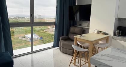 Modern apartment with AC and fitness room in tranquil Punta Blanca