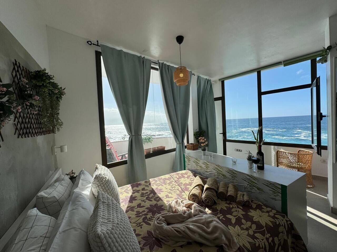 1 bedroom, iron/ironing board, travel cot, bed sheets