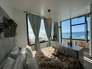 1 bedroom, iron/ironing board, travel cot, bed sheets