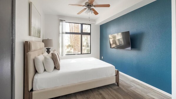 1 bedroom, desk, iron/ironing board, WiFi