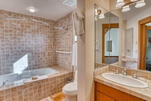 Hair dryer, towels