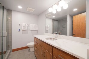 Hair dryer, towels