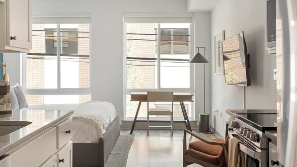 1 chambre, bureau, fer et planche Ă repasser, Wi-Fi