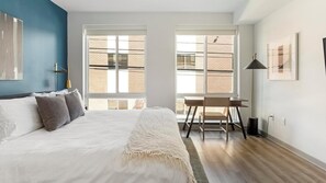 1 bedroom, desk, iron/ironing board, WiFi