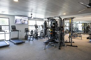 Fitness facility - Landing | Chic 1BD, Gym, Pool (Jacksonville)