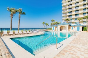 Indoor pool, a heated pool