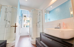 Shower, hair dryer