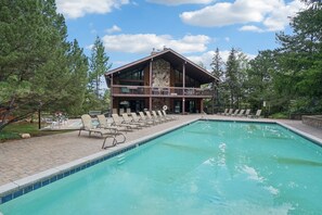 Una piscina climatizada