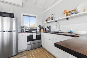 Microwave, oven, stovetop