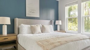 1 sovrum, skrivbord, strykjärn/strykbräda och wi-fi