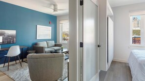 1 bedroom, desk, iron/ironing board, WiFi