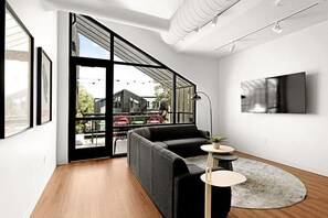 Smart TV - Landing | Chic Studio, Gym, Rooftop Lounge (South Salt Lake)