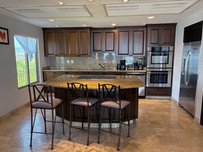 Microwave, stovetop, dishwasher