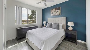 1 bedroom, desk, iron/ironing board, WiFi