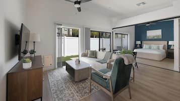 1 bedroom, desk, iron/ironing board, WiFi