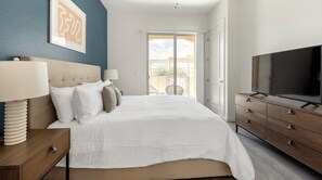 2 bedrooms, desk, iron/ironing board, WiFi