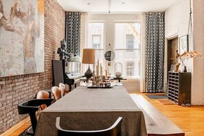 Dining - The Crosby Loft - rare, elegant, spacious loft w sauna  [ Not a hotel ] (New York)