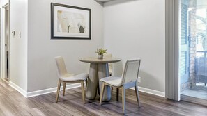 Dining - Landing | Modern 1BD, Pool, Courtyard (Indianapolis)
