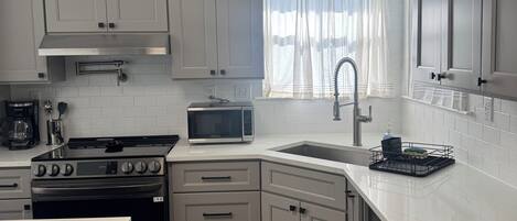 Microwave, oven, stovetop