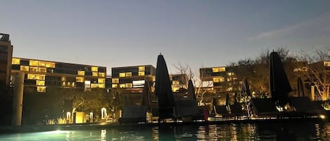 4 outdoor pools, pool cabanas (surcharge), pool umbrellas