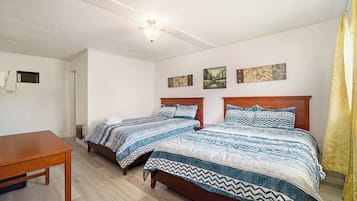 Blackout drapes, iron/ironing board, free WiFi